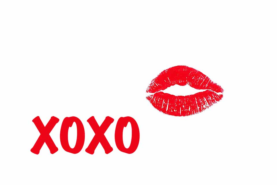 positive words that start with x - xoxo