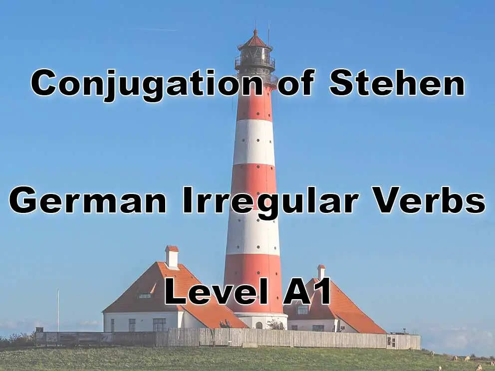 conjugation of stehen