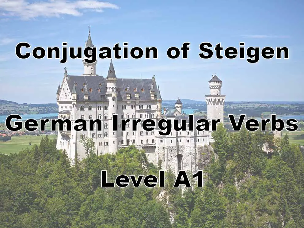 conjugation of steigen
